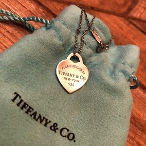 Authentic Tiffany & Co. Heart Necklace